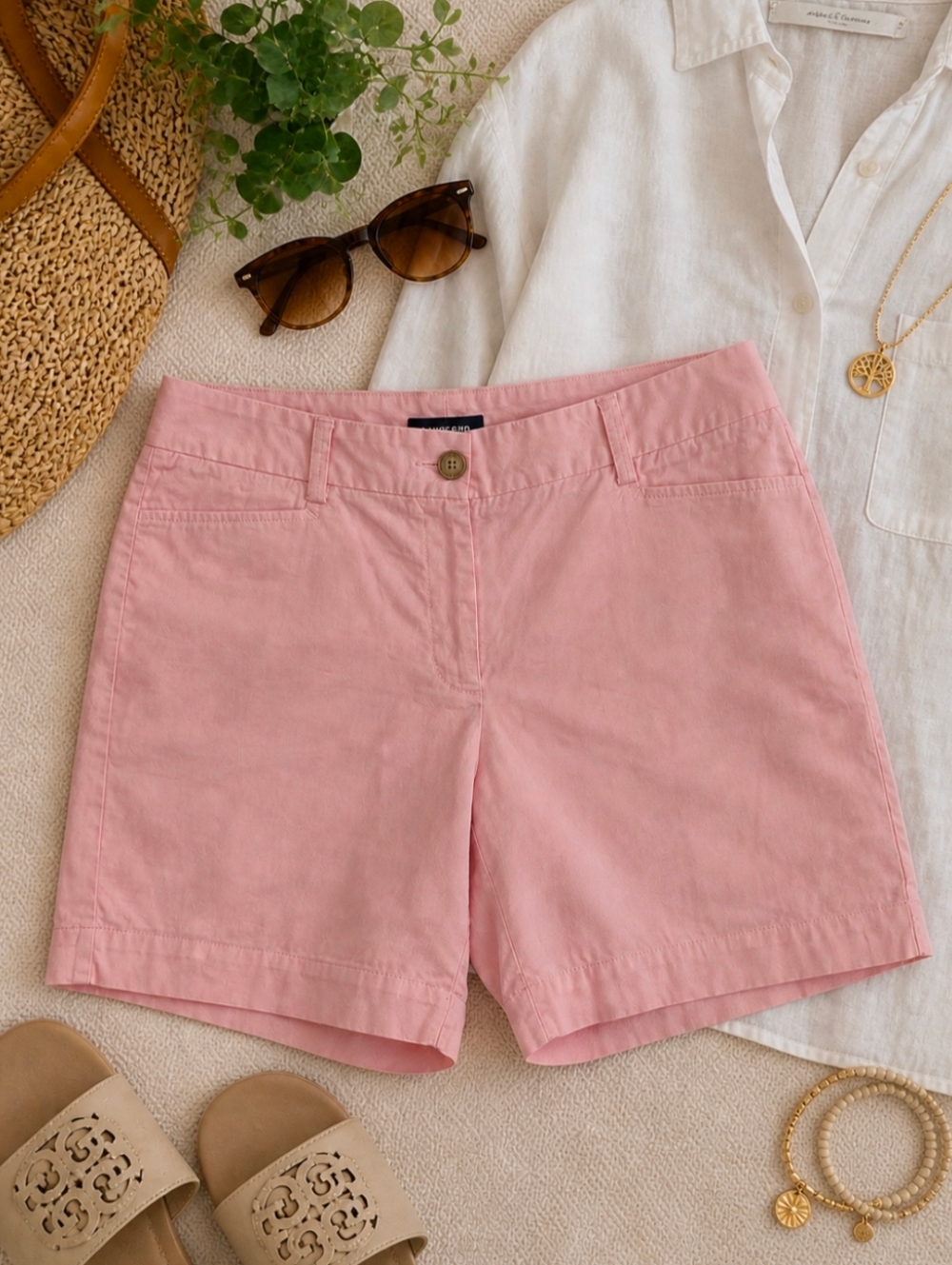 Land's End | Women's 10 | 7" Inseam | Warm Pink Shorts